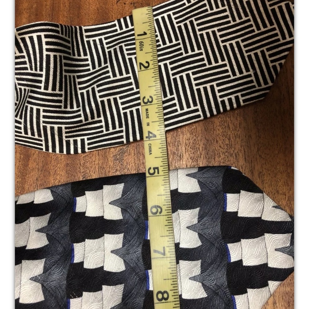 Albert Nipn/Grateful Dead, Ties, Black/White.: - image 3